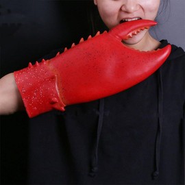 XGOPTS Crab Gloves, Crab Pliers Gloves, Latex Gloves, Crab Hand, Claw Gloves, Prank, Joke, Liver Testing, Crab Gloves, Large, Lobster Gloves, Funny Gloves, Latex Gloves, Scorpions, Monster Costume,