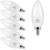 hansang E12 Candelabra LED Light Bulbs 6000K Cool Daylight White,