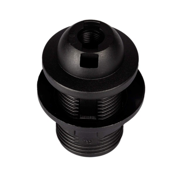 E14 Lamp Holder Plastic (PBT), Threaded Socket with Fixed Lampshade