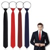 YUWJOOWEE 4 Piece Men's Tie Set, Adjustable Tie Set for