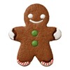 Birkmann 1010699910 Cutter Gingerman 7.5 cm, Grey Plastic, 5 x