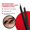 Seki Edge Black Slant Tweezers (Tweezers)