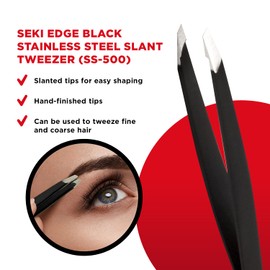 Seki Edge Black Slant Tweezers (Tweezers)