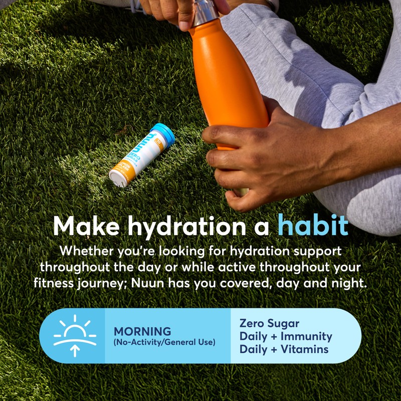 Nuun Vitamins Electrolyte Tablets with Vitamin D, C, E, A,