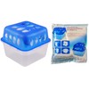 BURI 1 x Dehumidifier Granulate Box with 400 g Refill