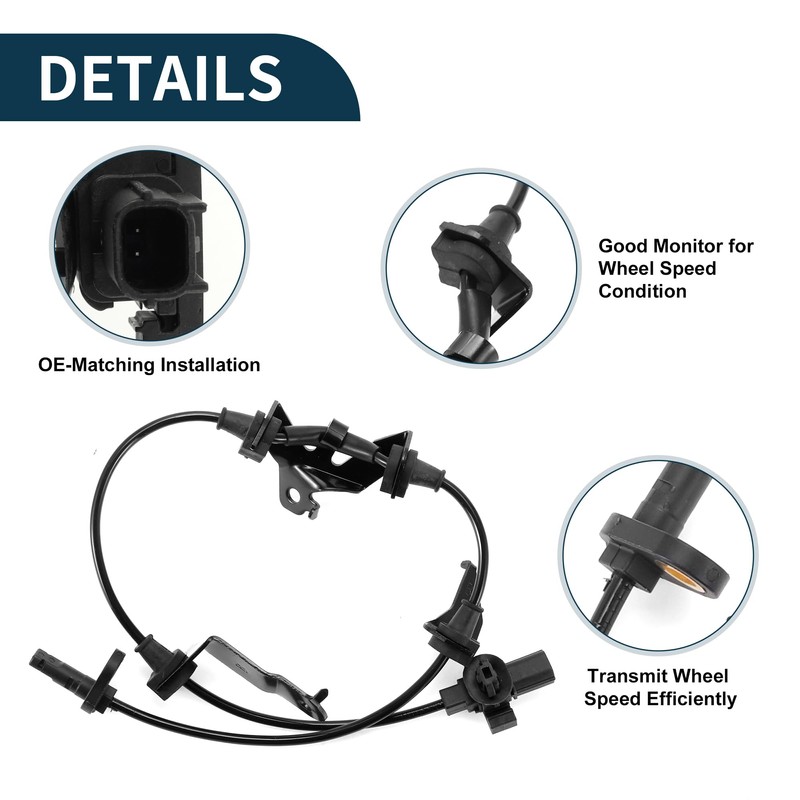 TUCKBOLD ABS Wheel Speed Sensor Front Right ABS Sensor Anti-lock