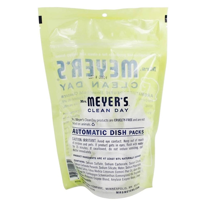 S C Johnson Wax 14264 20 Count Lemon Dish Pack