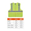 Ergodyne GloWear 8217BA Reflective Safety Vest, High Visibility, Breakaway Design,