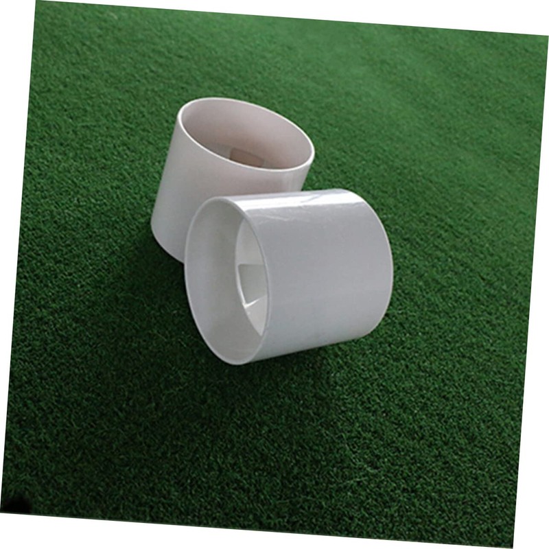 Toddmomy 2pcs Plastic Golf Hole Cup Golf Green Cups Practice