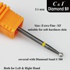 C & I Diamond Nail Drill Bit, Ball Shape Head