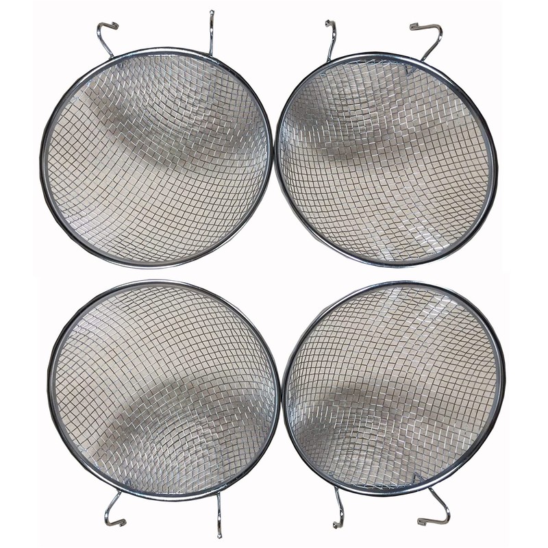 Mcage Lot of 4 Galvanized Steel Bird Canary Finch Wire