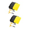 Kisangel 2pcs Set Referee Kit for Soccer Cards Pencil Scorebook