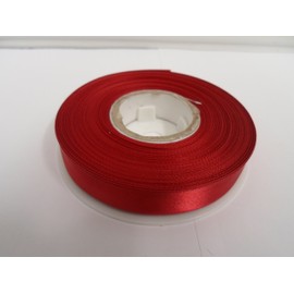 2 metres of 15mm Satin Ribbon Ruby Dark Red Double Sided 15 mm 1.5cm