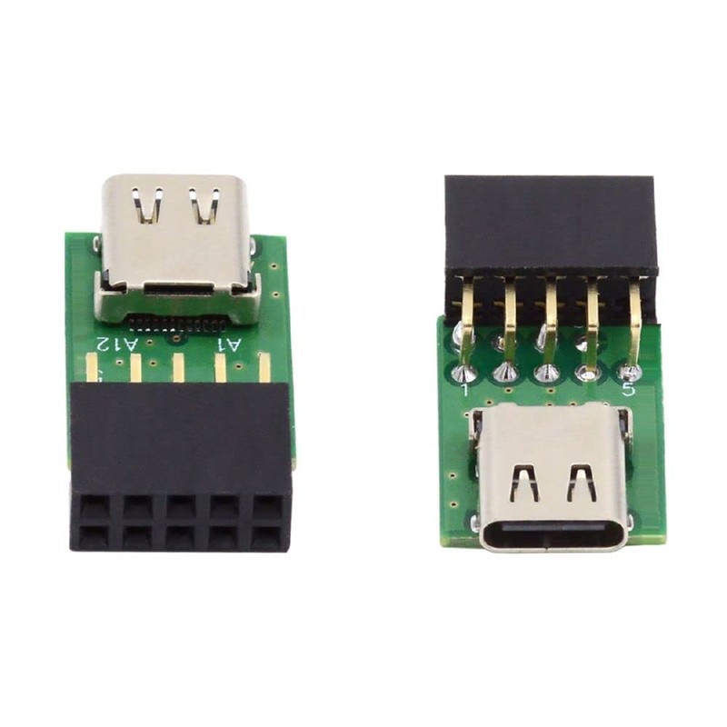 xiwai USB 2.0 Internal 9 Pin 10 Pin Header to