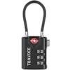 Search Alert TSA Approved Travel Combination Luggage Cable Locks for