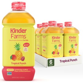 KinderFarms (KinderLyte) Electrolyte Drink, Tropical Punch 6pk
