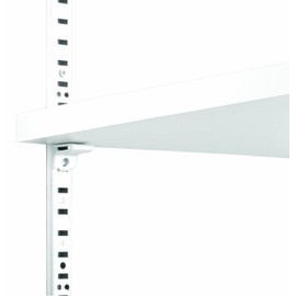 Knape & Vogt White Pilaster Clip and Screws