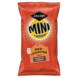 Jacob's Mini Cheddars Red Leicester 7 Pack 7 x 25g