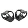 PZRT 4pcs Flow Control Hose Clamp Plastic Tubing Clamps Black