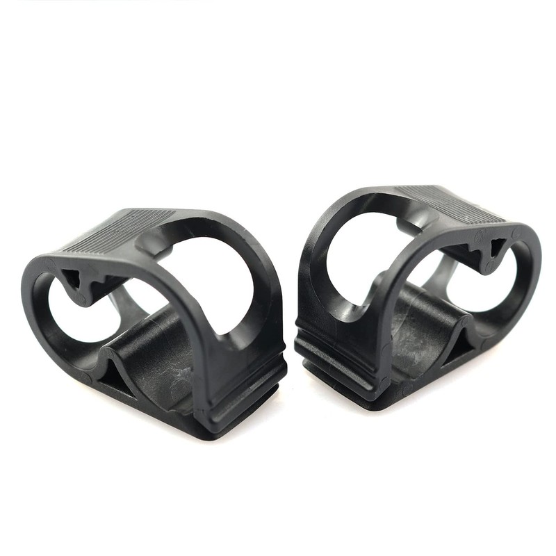 PZRT 4pcs Flow Control Hose Clamp Plastic Tubing Clamps Black