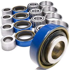 HD Switch 2 Kits Front Wheel Bearing & Seal Rebuild Kit w/Improved Spring Loaded Seals for Hustler Super Z 606753 606778 606780 X-ONE TrimStar Super S SF Super Z HD HyperDrive Zero Turn Lawn Mower