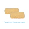 Nova Sheepskin Fleece Armrest Covers for Wheelchairs, Transport Chairs &