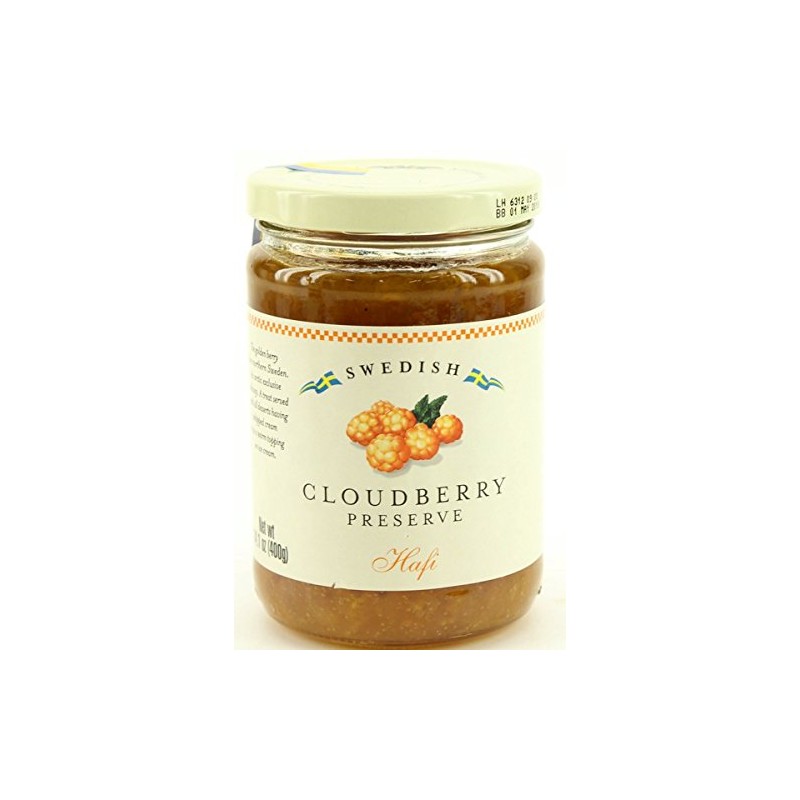 Hafi Wild Swedish Cloudberry Preserves 14.1-ounce Jars (Pack of 2)