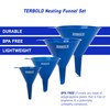 Terbold 4pc Funnel Nesting Set in BPA Free Plastic for
