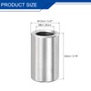 sourcing map M8 Round Connector Nuts, 304 Stainless Steel Coupling
