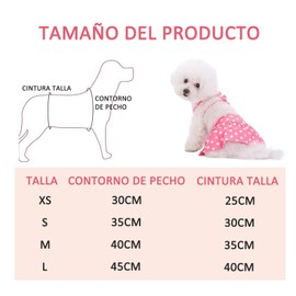 AZULDIMEN Perro Bikini Traje de Baño Verano Cachorro Vestido de Playa Ropa de Gato Traje para Perro Cachorro Gato (Rosa, Medium)