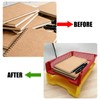 6 PCS Colorful Plastic Trays Rainbow Classroom Turn in Trays