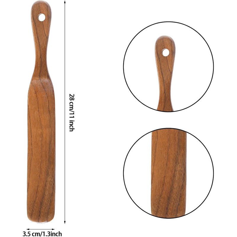 Wooden Spurtle Sourdough Spatula, Spurtles Kitchen Tools Wooden Sour Dough