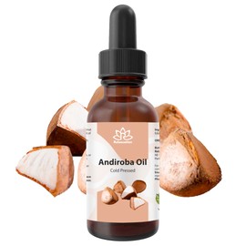 Relaxcation Pure Andiroba Oil | Cold Pressed Botanical Oil for Face, Hair & Body | Lightweight Natural Extract for Soft Skin & Shine | Vegan, Hexane-Free, Unrefined (2 oz)