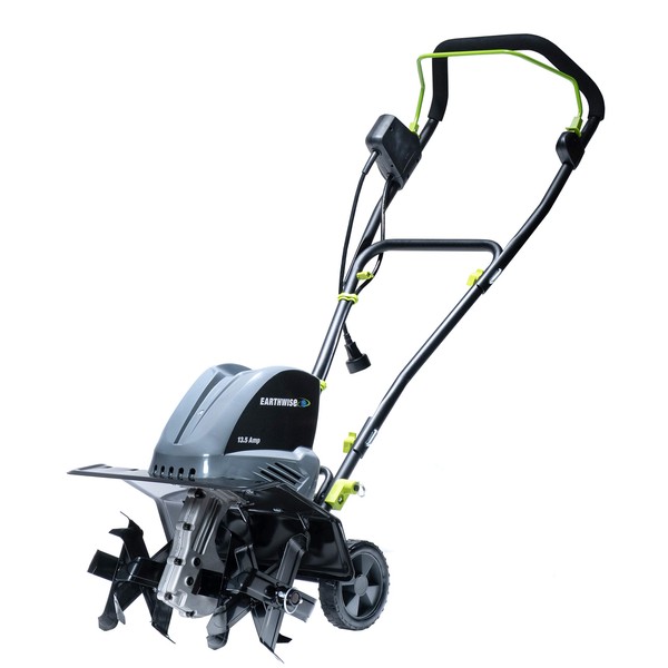 Earthwise TC70016 16-Inch 13.5-Amp Corded Electric Tiller/Cultivator, Grey