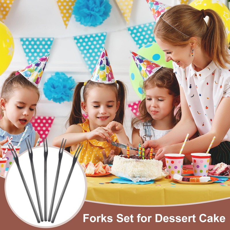 sourcing map 4 Pcs Pickle Fork, 6.3 Inch Olive Fork