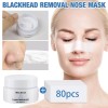 80x LANBENA Pore Strips Blackhead Remover Cream Nose Acne Clean