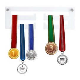 Zerodis Medal Holder Medal Hanger Medal Hanger Medal Hanger Medal Display Hanger Acrylic Price Medal Wall Holder Display Rack for Hanging Medals