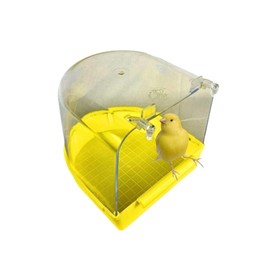 Luxury External Bathtub for Exotic Bird, Canary, Parakeet, Small Parrot and Finch, cage Accessories, Bathroom, Food, Toys Bird, Bird Bath, Bathtub for Feathered Birds