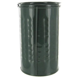 Wisechoice Decorative Enamel Cemetery Vase with 2 Slide Legs for Memorial Flower Display, 4 in Diameter x 7 in Height