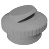 Custom Molded Products Dir Flow Outlet (1.5In Mip, Slottedted) Gray