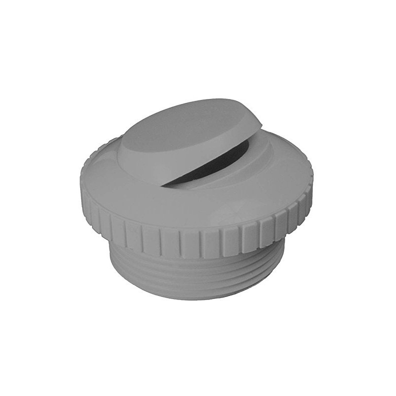 Custom Molded Products Dir Flow Outlet (1.5In Mip, Slottedted) Gray