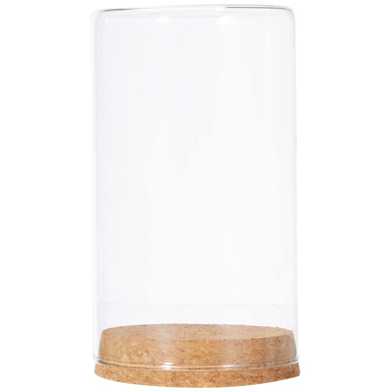 RAYHER 56612000 Glass Jar with Cork Lid Diameter 9.5 cm