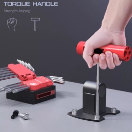 Meterk 35PCS Allen Wrench Kit T-Handle MK51（Included S2 material) M8I3