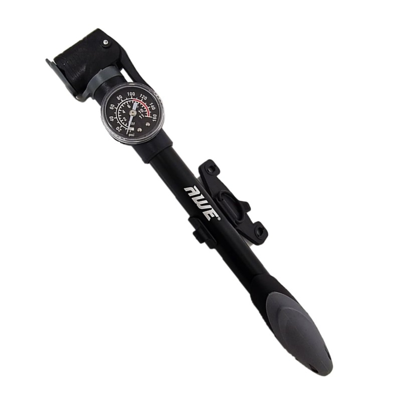 AWE® AWEForce™ CNC 6063 Alloy 12" Telescopic Bike/E-Bike Pump with