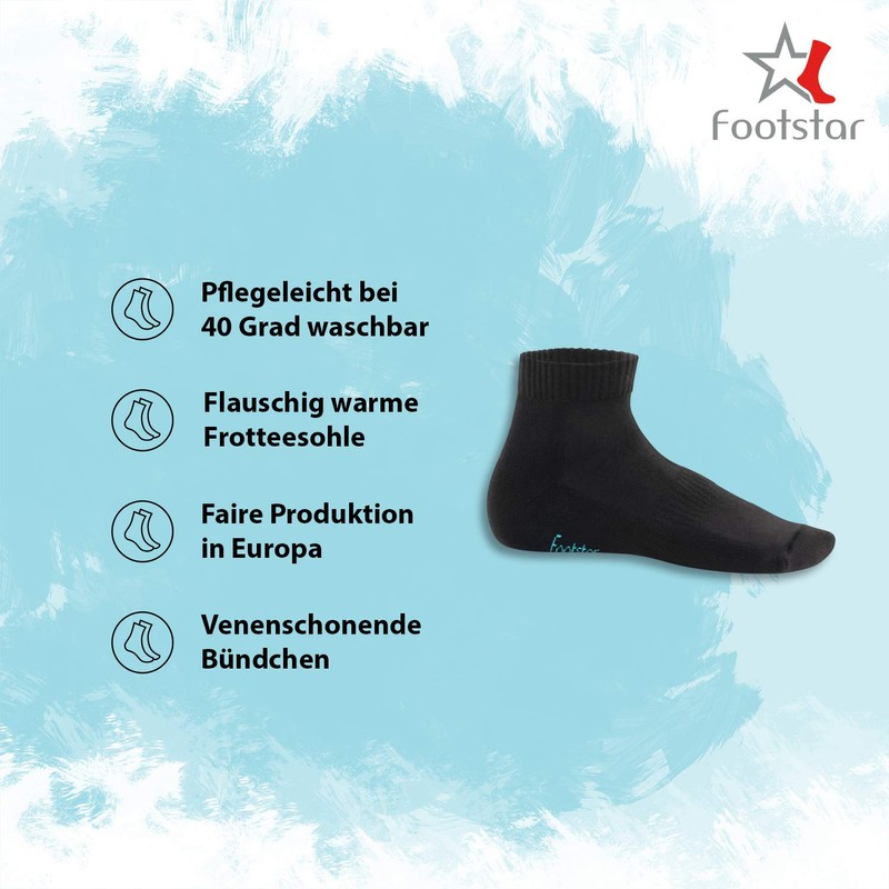 8 pairs of Sneak-iT! Short Socks With Terry Cloth Sole