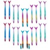 Leikurvo Pack of 20 Mermaid Gel Pens, Creative Fishtail Gel