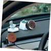 GRIRIW 2pcs Car Dashboard Thermometer Compact Mechanical Vehicle Temperature Monitor