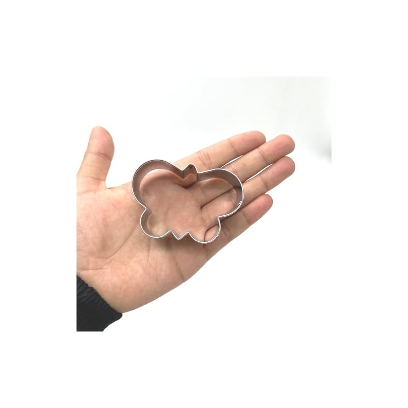 LILIAO Mini Butterfly Cookie Cutter, 2.7 x 1.8 inch, Stainless