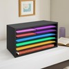 PROLEE Construction Paper Organizer 20" x 13.5" x12.2",Soild Wooden Paper