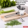 Stainless Steel Parsley Chopper Roller - Herb Roller Mincer, Fresh